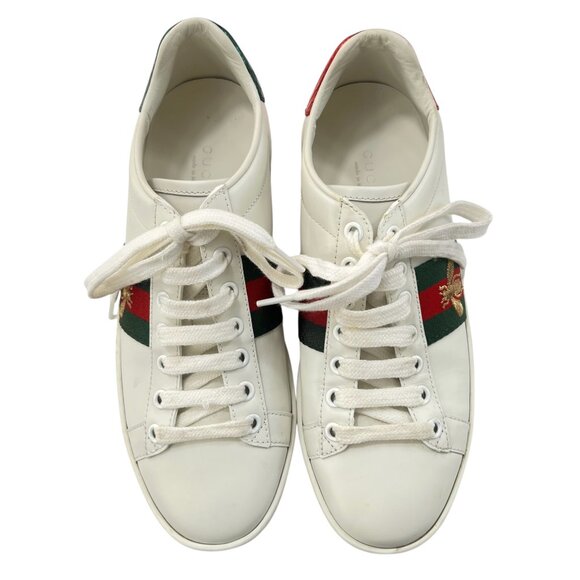 Gucci Women's Ace Bee Embroidered Sneaker Size 6 - Picture 4 of 16